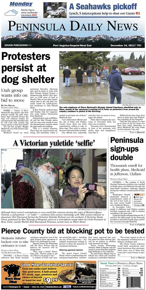 Todays Pdn Page 1 And Read Faster Absorb More Peninsula Daily