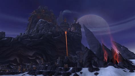 Flying Over Frostfire Ridge Warlords Of Draenor Alpha YouTube