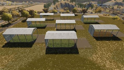 Bale Storage Sheds Pack V 1010 Fs19 Mods