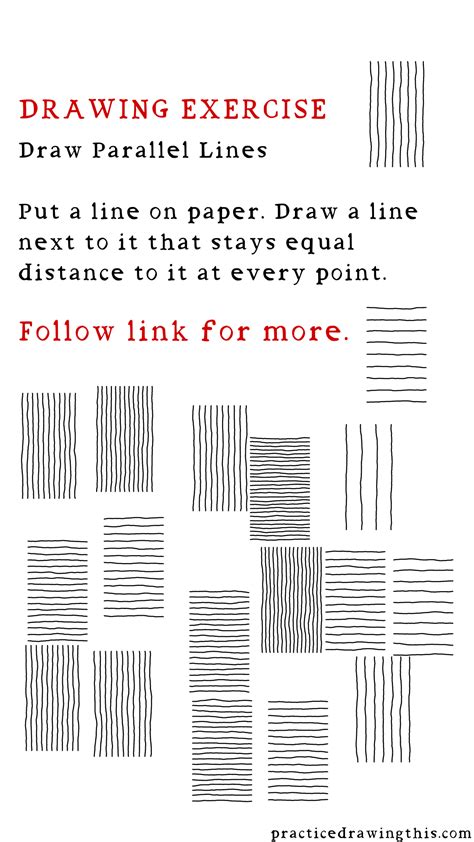 Drawing Exercises How To Draw Parallel Lines