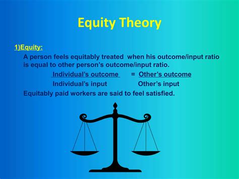 Equity Theory Of Motivation Ppt