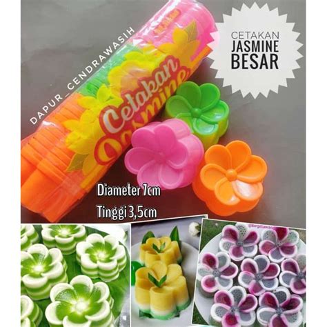 Jual Cetakan Puding Putu Ayu Bunga Jasmine Melati Plastik Shopee