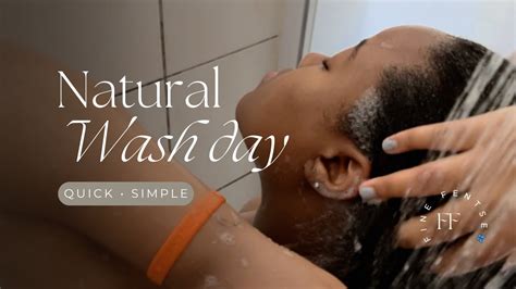 Natural Hair Washday Routine Simple • Quick • Affordable 4c Hair Youtube