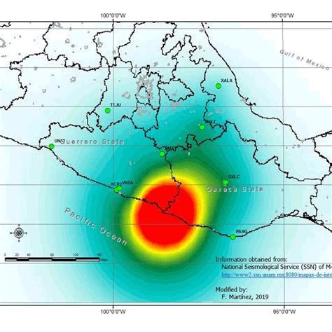 Characteristics of the maps published by the National Seismological... | Download Scientific Diagram