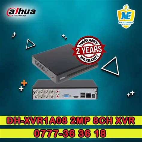 DAHUA XVR1A08 2MP XVR BEST PRICE IN SRI LANKA Dahua CCTV Sri Lanka