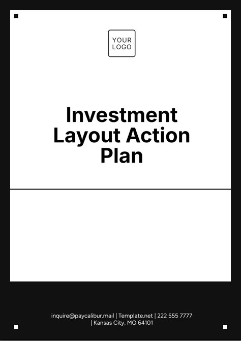 Free Investment Plan Templates Editable And Printable