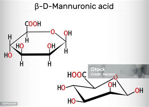 Mannuronic Acid Molecule Alginate Is Composed Of Mannuronic Acid And Guluronic Acid Structural