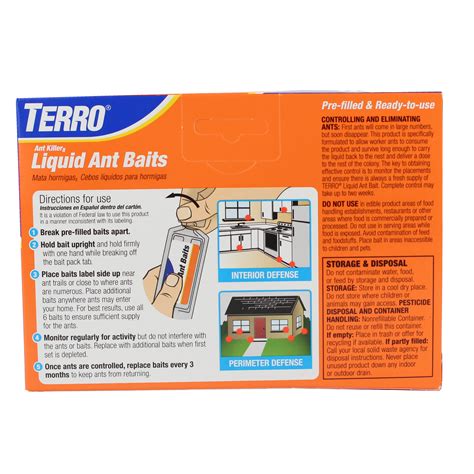 Terro Ant Killer Liquid Ant Bait Station 6 Pack In The