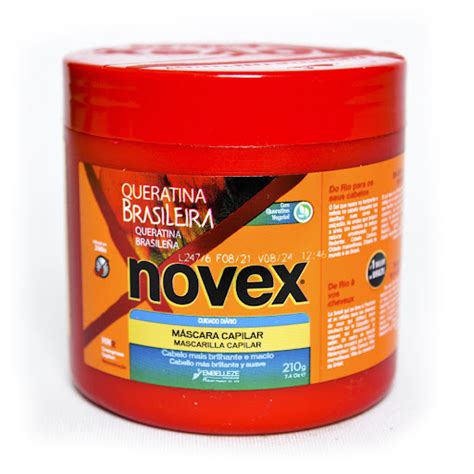 Baño De Crema Novex Queratina Brasileira Hidrat Prof 210Gr