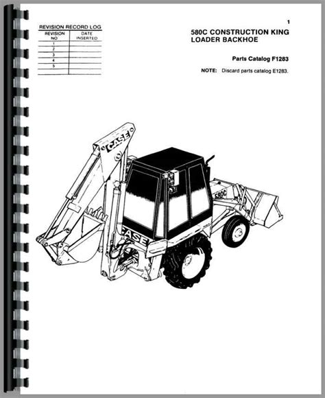 Case C Backhoe Parts Manual