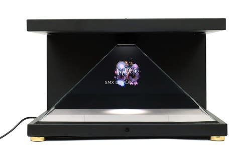 Advertising 22 Inch Holographic Pyramid Showcase 270 Degree 3D Hologram ...