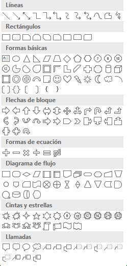 INSERTAR FORMAS EN EXCEL EXCELFULL