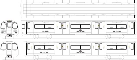 London Underground Train Blueprint - Download free blueprint for 3D ...