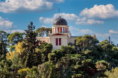 The National Observatory Of Athens City At The Top Of The Nymphs Hill