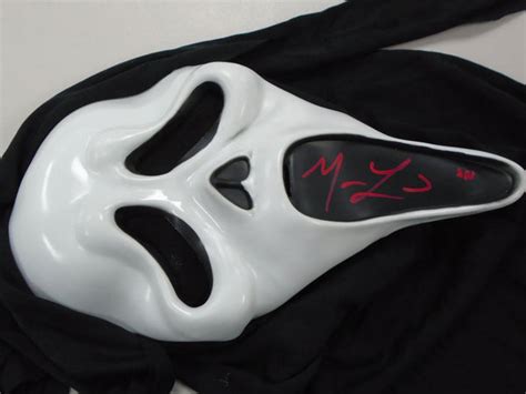 MATTHEW LILLARD Signed GHOSTFACE MASK Autograph SCREAM HORROR BAS QR J ...