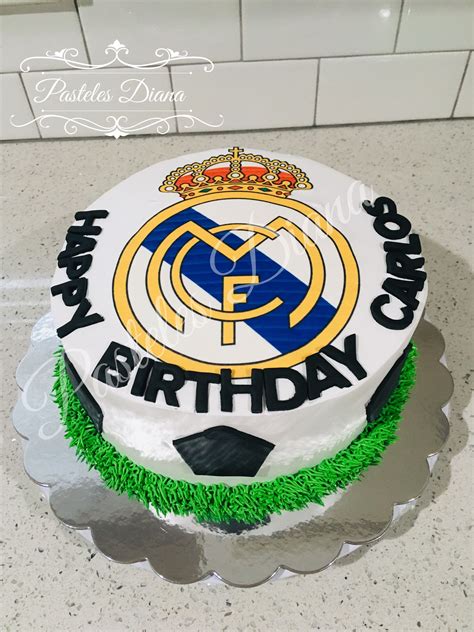 Real Madrid Cake Pastel De Cumpleaños Chico Tartas Disney Chocolatina