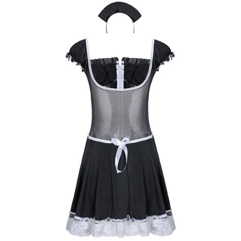 Adult Naughty French Maid Costume For Women Myanimec