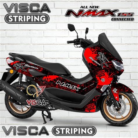 Stiker Striping Nmax New Full Body Variasi Hayabusa