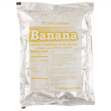 Chefs Companion Instant Banana Pudding Mix Ounce Per Case