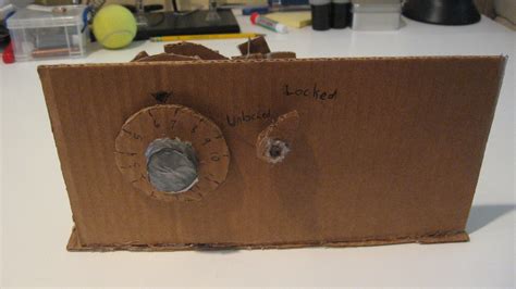 How To Build A Cardboard Combination Padlock 9 Steps With Pictures