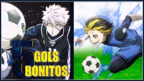 5 GOLS mais bonitos de Blue Lock Anime Parte 1 OPINIÃO YouTube