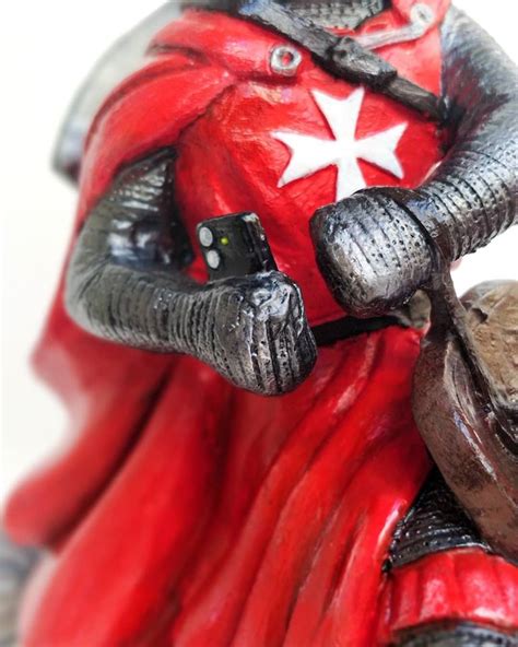 Local Artist Gives A Maltese Knight Figurine A Millennial Makeover We