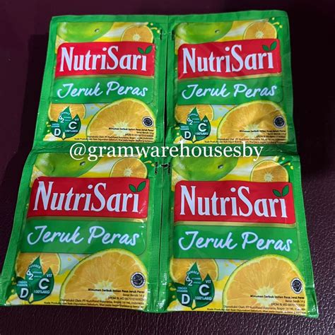 Jual Nutrisari Jeruk Peras 1 Renceng 10sachet Shopee Indonesia