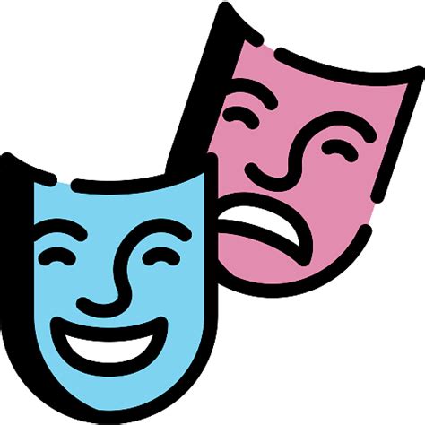 Theatre Masks Icon Transparent Png Stickpng Happy Mask Icon Png | The Best Porn Website