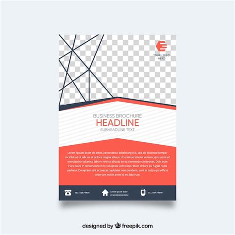 Free Vector Abstract Flyer Design Template