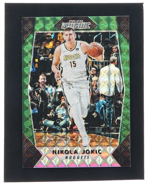 Nikola Jokic Panini Prizm Mosaic Green Pristine Auction