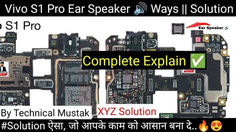 Vivo S1 Pro Ear Speaker Ways Problem Solution Ear Speaker Not