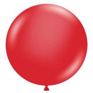 Tuftex Crystal Red Latex Balloon Ct Bag Balloon Warehouse