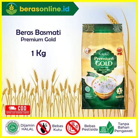 Beras Basmati Kg Premium Gold Lazada Indonesia