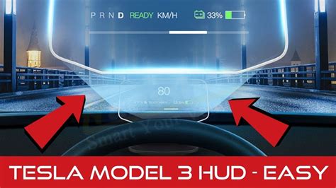 HUD DISPLAY TESLA MODEL 3 EASY INSTALL YouTube