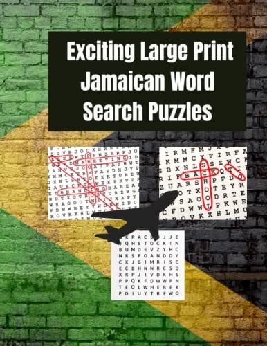 Exciting Large Print Jamaican Word Search Puzzles Have Fun And Learn