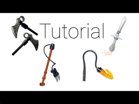 Cómo hacer armas de combate LEGO Tutorial V YouTube