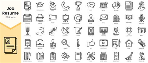 Resume Icons Vector Images – Browse 51,554 Stock Photos, Vectors, and ...