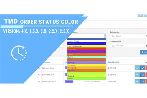 Opencart Order Status Color Ocmod X