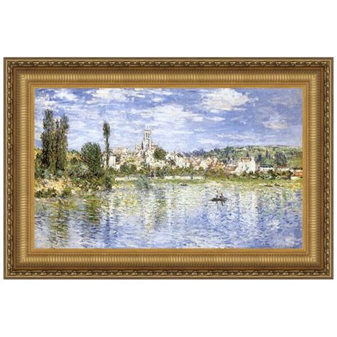 Vault W Artwork Vetheuil In Summer 1880 Framed On Canvas By Claude