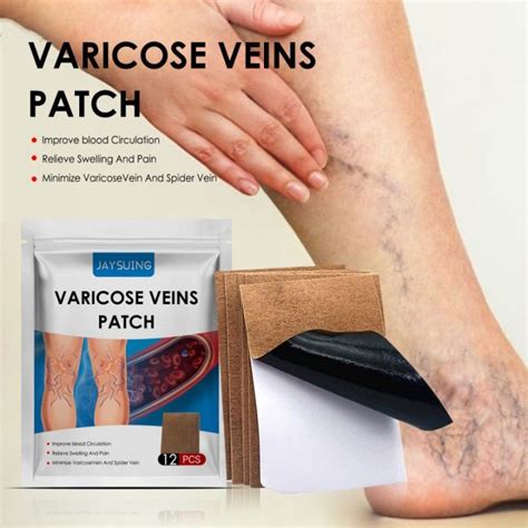 Jaysuing Varicose Veins Patch Herbal Vein Repair Patch To Relieve Pain