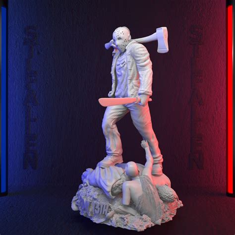 Jason Friday13th 3d Printable Stl File Instant Download Etsy