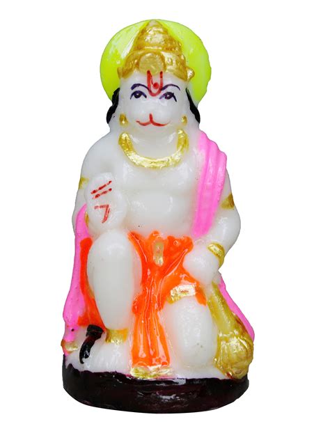 Buy Vinayakmoorti Marble Hanuman Ji Ki Murti In Blessing Posture With