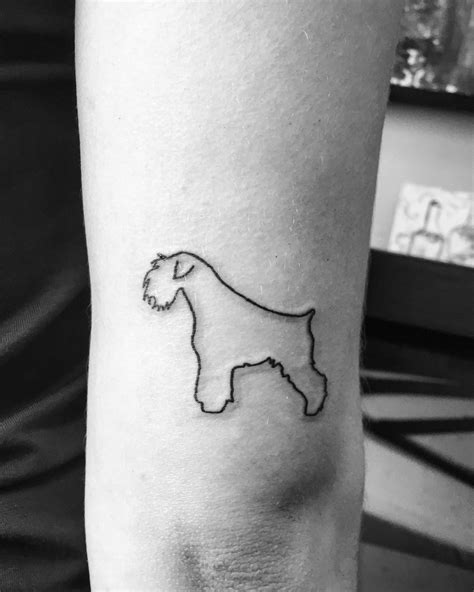 Schnauzer Tattoo By Karmarianna Karmarianna Linework Tatuajes De