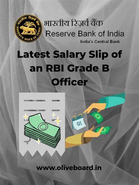 Latest Salary Slip Of An RBI Grade B Officer Check Allowances More