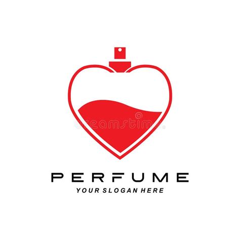 Luxury Perfume Bottle Logo Design Illustration For Cosmetics Beauty