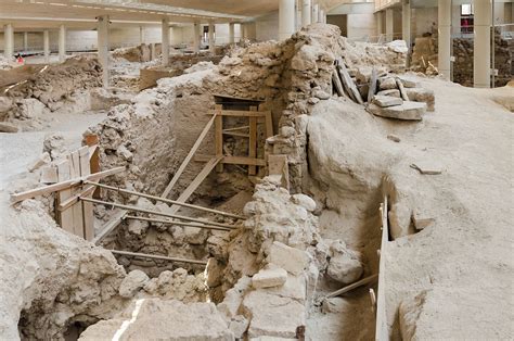 Excavations Of Akrotiri Museums Santorini