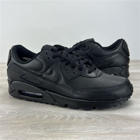 Nike Air Max 90 Mens Black Leather Deals | bellvalefarms.com