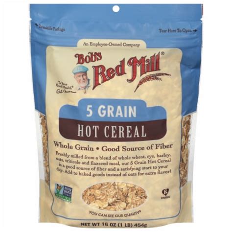 Bobs Red Mill Cereal Grain Rolled Hot Oz Case Of OZ Each Fred Meyer