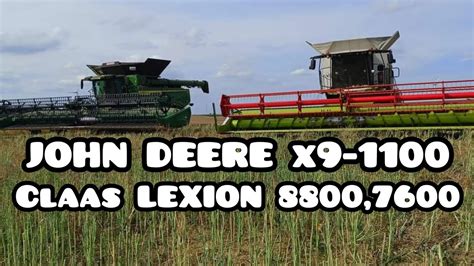 Niwa Rzepaku Claas Lexion John Deere X R X