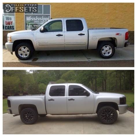 Wheel Offset Chevrolet Silverado Aggressive Outside Fender